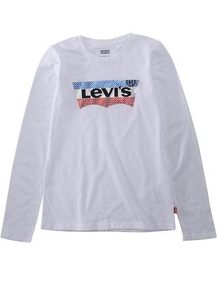Новий дівчачий лонгслів реглан levis 4-5 років