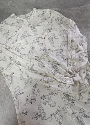 Рубашка женская вискозная с принтом от cool club на 170 см
