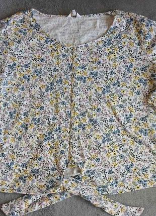 Блуза женская в цветочный принт от cotton traders