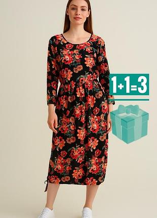 🥰 міді сукня в квітковий принт bpc xl