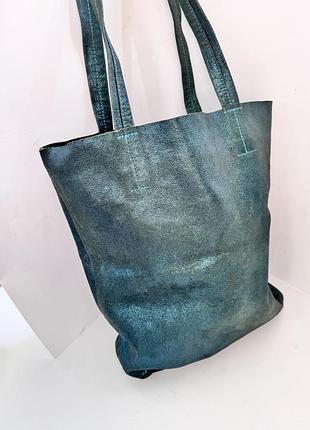 Шкіряний шопер 2