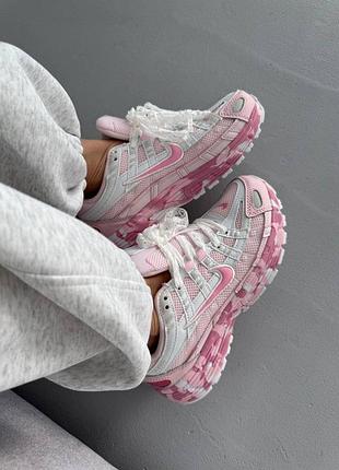 Кроссовки nike p-6000 custom pink