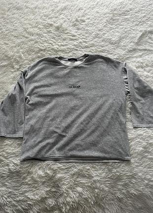 Лонгслів сірий