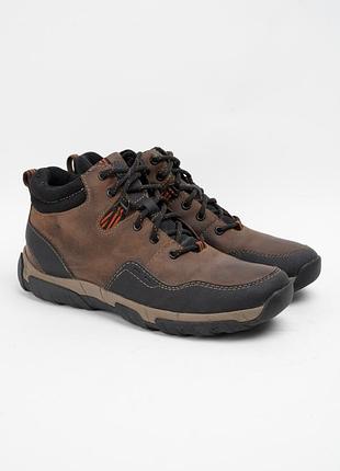 Ботинки ботинки мужские кожаные clarks walbeck edge коричневый размер 42