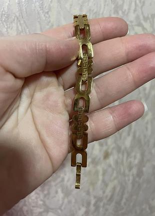 Толстый браслет с узором