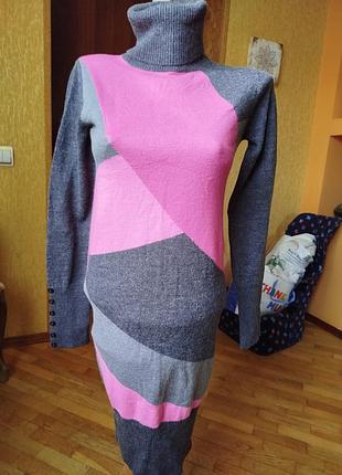 Шерстяное платье туника фирмы apart