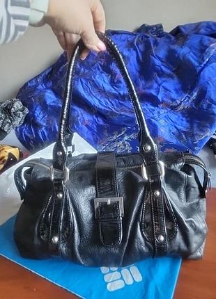 Вмістка шкіряна сумка