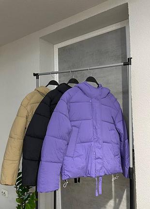 Куртка жіноча осіння з капюшоном