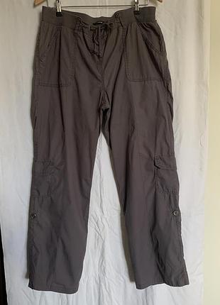 Стильные брюки -карго из натурального хлопка