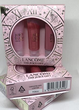Оригінал набір блисків lancome the juicy gift блиск juicy tubes