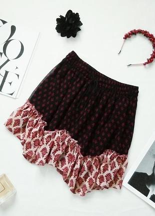 Шифонова міні спідниця river island