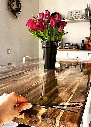 70 на 120 см мягкое стекло 1,5 мм силиконовая прозрачная скатерть на стол, пвх