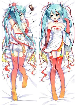 Аниме дакимакура хатсуне мику анимационный проект «vocaloid china» / вокалоид клуб (подушка обнимашка) 120*40