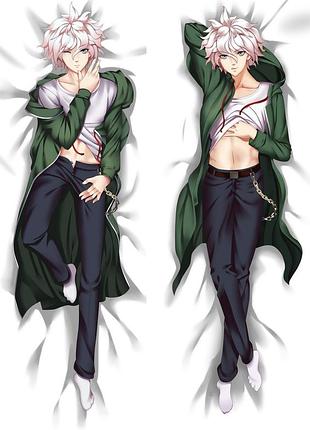 Аниме дакимакура нагито комаэда данганронпа (подушка обнимашка) 120*40 см