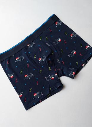 Рождественские боксеры с ежочками