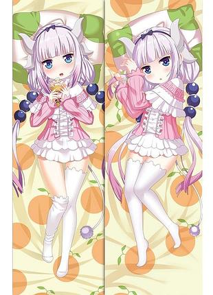 Аніме дакимакура канна каму дракон-покоївка кобаяші (подушка обнімашка) 120*40 см