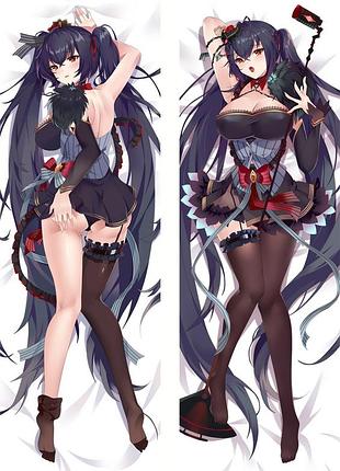 Аниме дакимакура тайхо лазурный путь azur lane (подушка обнимашка) 120*40 см