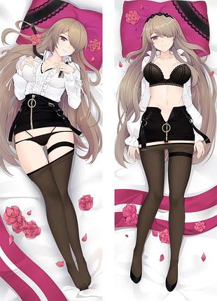 Аниме дакимакура рита россвайс коллапс 3 (подушка обнимашка) 120*40 см