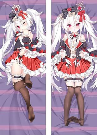 Аніме дакимакура юдати ??? лазурний шлях azur lane (подушка обнімашка) 120*40 см