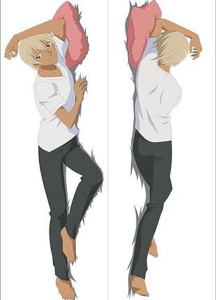 Аниме дакимакура амуро тору детектив конан (подушка обнимашка) 120*40 см