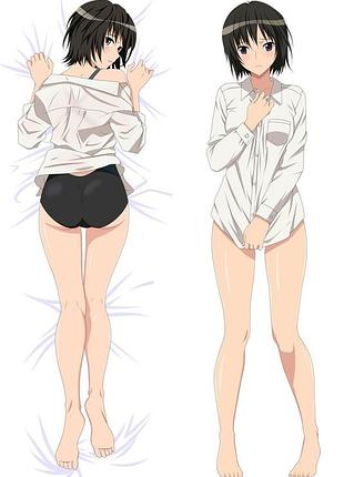 Аніме дакимакура ай нанасаки ніжний укус (подушка обнімашка) 120*40 см