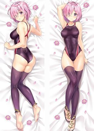 Аниме дакимакура мэш кириелайт судьба (подушка обнимашка) 120*40 см