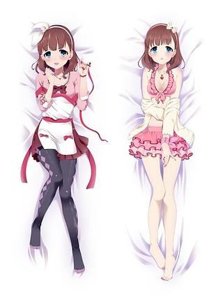 Аниме дакимакура маю сакума идолмастер (подушка обнимашка) 120*40 см