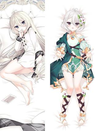 Аниме дакимакура коккоро связь принцесс: повторное погружение (подушка обнимашка) 120*40 см