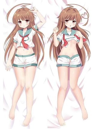 Аніме дакимакура кума флотська колекція (подушка обнімашка) 120*40 см