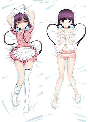 Аниме дакимакура майка сакураномия садистская смесь (подушка обнимашка) 120*40 см