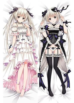 Аниме дакимакура сора касугано одиночество на двоих (подушка обнимашка) 120*40 см