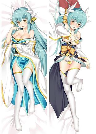 Аниме дакимакура киёхимэ судьба (подушка обнимашка) 120*40 см