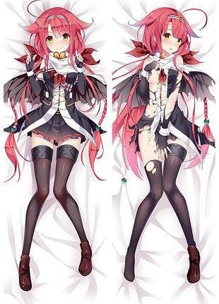 Аниме дакимакура кавакадзэ флотская коллекция (подушка обнимашка) 120*40 см