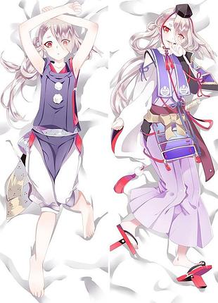 Аніме дакимакура иманоцуруги танець мечів (подушка обнімашка) 120*40 см