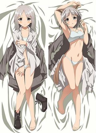 Аниме дакимакура саня в. литвяк штурмовые ведьмы: дорога на берлин (подушка обнимашка) 120*40 см