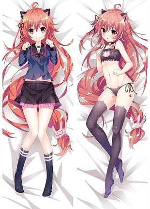 Аниме дакимакура удзуки флотская коллекция (подушка обнимашка) 120*40 см