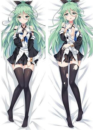 Аниме дакимакура ямакадзе флотская коллекция (подушка обнимашка) 120*40 см