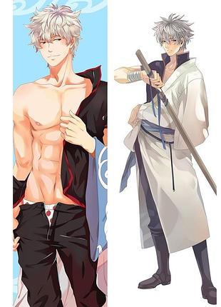 Аниме дакимакура гинтоки саката (подушка обнимашка) 120*40 см