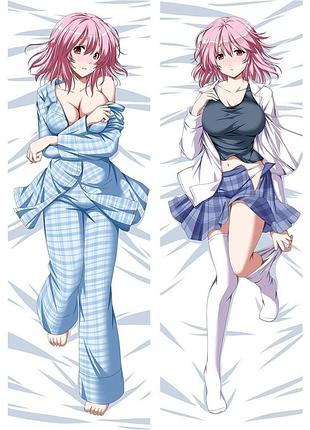 Аниме дакимакура ююко сайгёдзи тохо (подушка обнимашка) 120*40 см