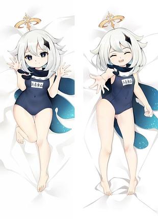 Аніме дакимакура клі genshin impact (генши імпакт) (подушка обнімашка) 120*40 см