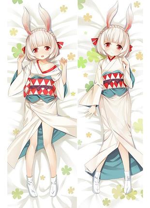Аниме дакимакура yamausagi onmyoji (подушка обнимашка) 120*40 см