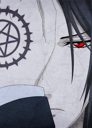 Аніме рушник темний дворецький 78 на 140 см, код 235