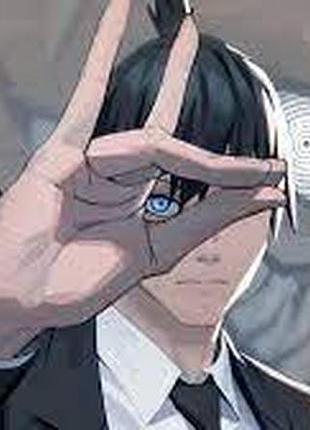 Аніме рушник людина-бензопила акі хаякава 78 на 140 см, код 2704