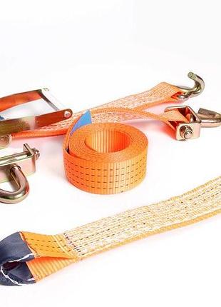 Набор эвакуаторщика 3т 5м, с строп-костью + гаки поворотные (4шт в комплекте)