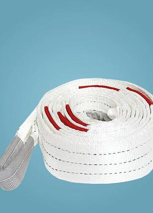 Трос буксировочный 14т 5м + 2 скобы (для джипов, пикапов, минивэнов, микроавтобусов)