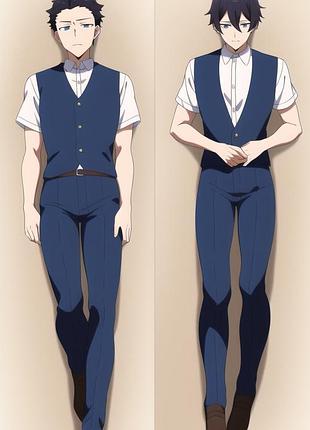 Аниме дакимакура хираку матио неторопливый фермер в другом мире (подушка обнимашка) 120*40 см