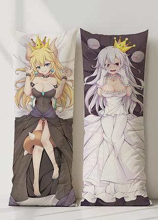 Аниме дакимакура боузетта / бу супер марио (подушка обнимашка) 120*40 см