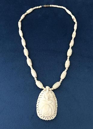 Кольє підвіска зі слонової кістки ручна робота