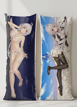 Анімія дакимакура мерлін доля (подушка обнімашка) 120*40 см