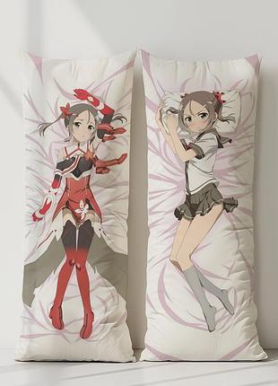 Аніме дакімакура карін мійоші герой юкі юна (подушка обіймашка) 120*40 см